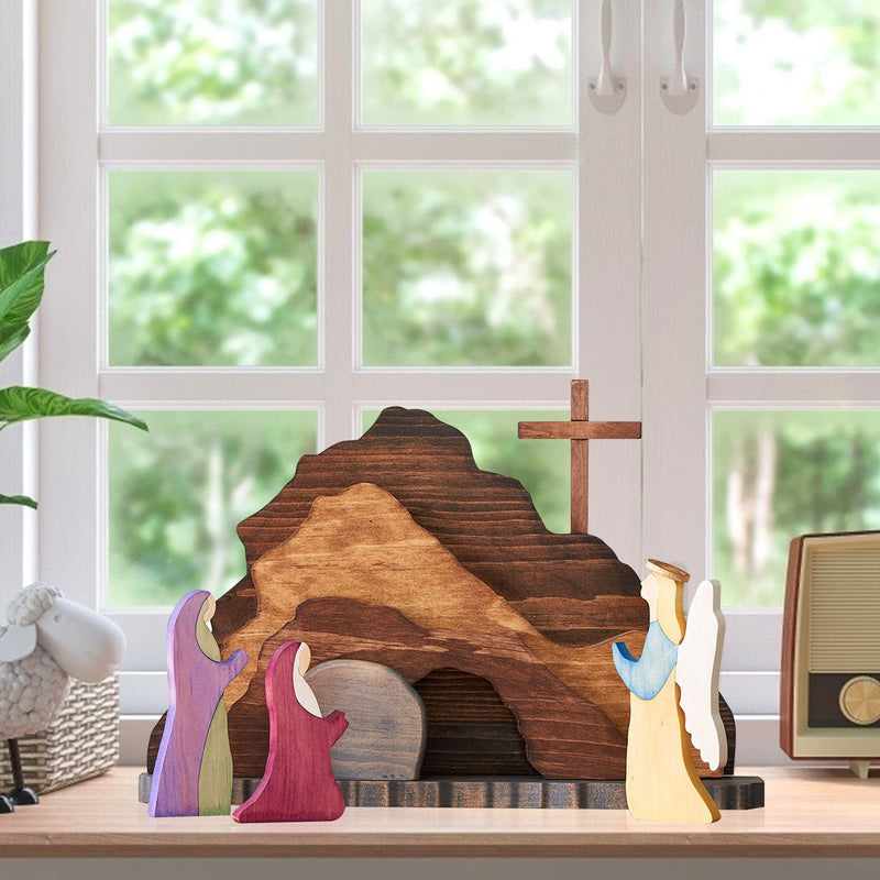 Natural Easter Jesus Display by Godisabove™