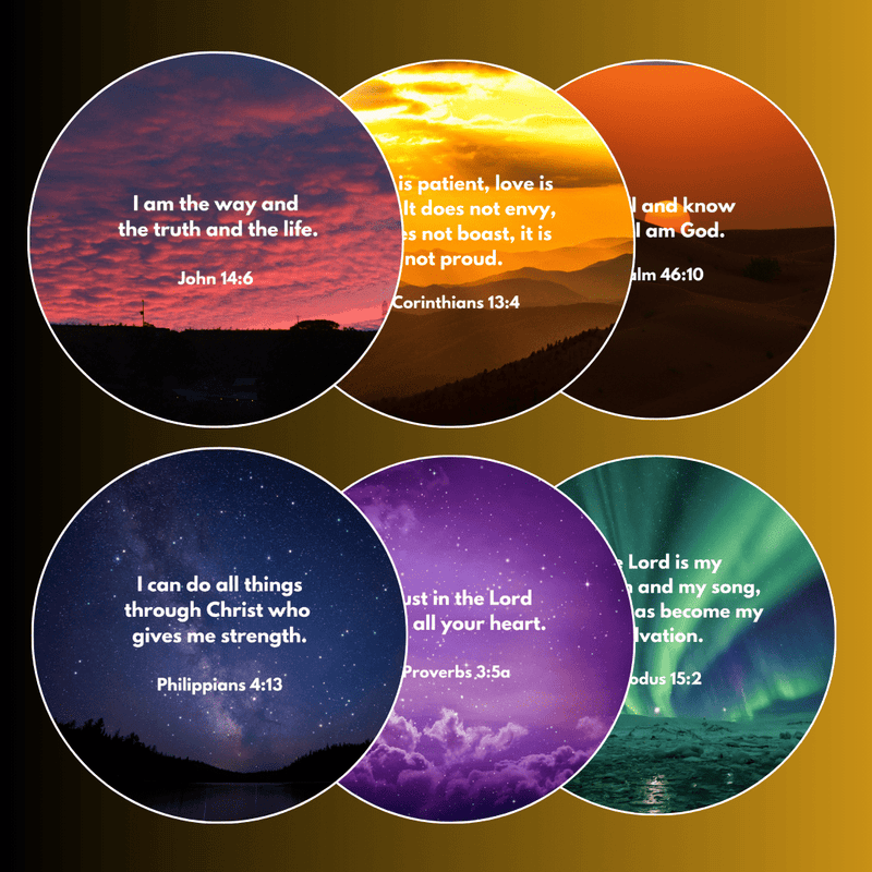 (GIFTING OFFER) Godisabove Bible Verse Projector (6 Free Scripture Discs Included)
